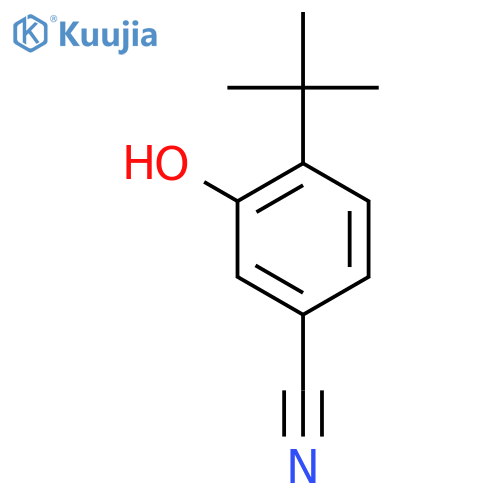 4-(TERT-BUTYL)-3-HYDROXYBENZONITRILE structure