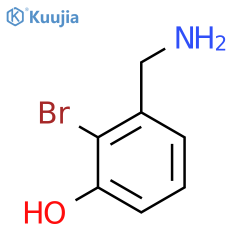 3-(aminomethyl)-2-bromophenol structure