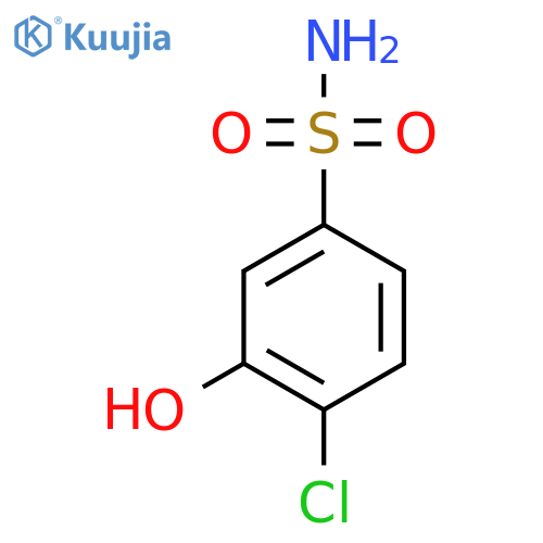 4-Chloro-3-hydroxybenzenesulfonamide structure