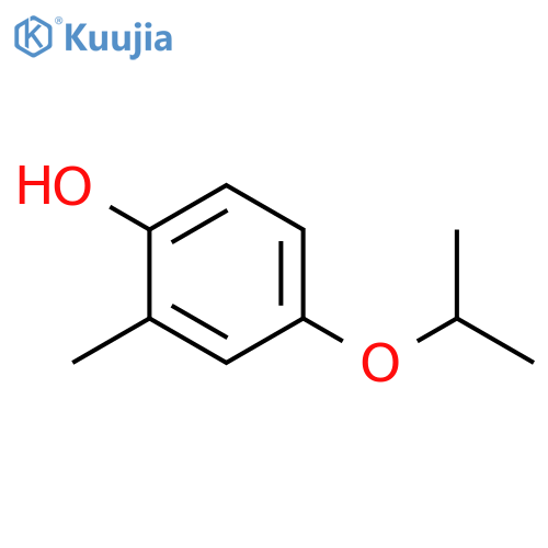 Phenol, 2-methyl-4-(1-methylethoxy)- structure