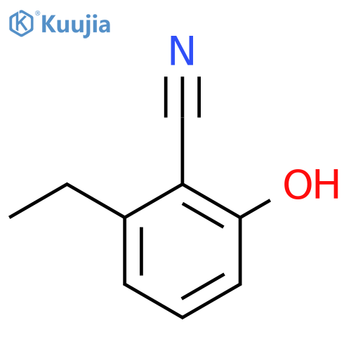 2-ethyl-6-hydroxybenzonitrile structure