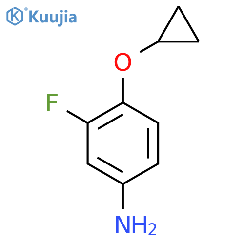 4-Cyclopropoxy-3-fluoroaniline structure