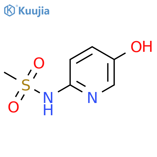N-(5-hydroxypyridin-2-yl)methanesulfonamide structure