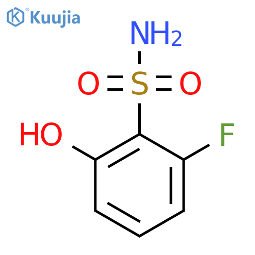 2-Fluoro-6-hydroxybenzenesulfonamide structure