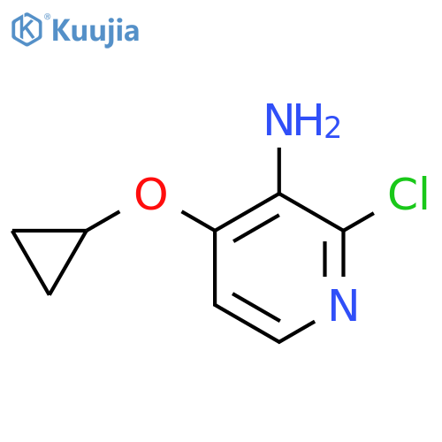 2-Chloro-4-cyclopropoxypyridin-3-amine structure