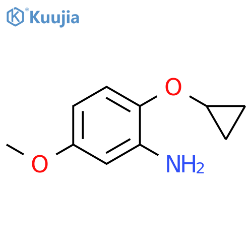 2-Cyclopropoxy-5-methoxyaniline structure