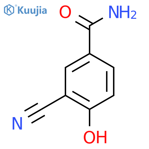 3-Cyano-4-hydroxybenzamide structure