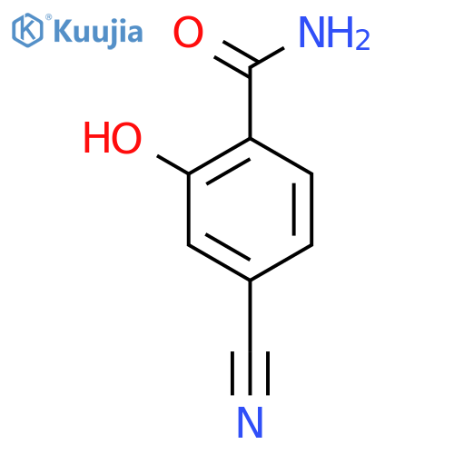 4-Cyano-2-hydroxybenzamide structure