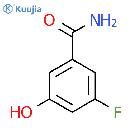 3-Fluoro-5-hydroxybenzamide structure