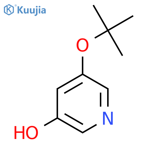 5-(Tert-butoxy)pyridin-3-OL structure