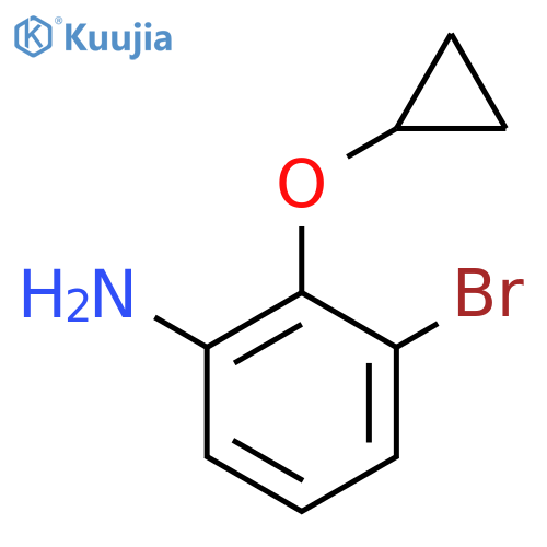 3-Bromo-2-cyclopropoxyaniline structure