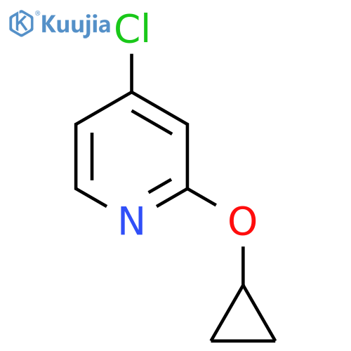 4-Chloro-2-cyclopropoxypyridine structure