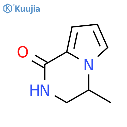 4-Methyl-3,4-dihydropyrrolo[1,2-a]pyrazin-1(2H)-one structure