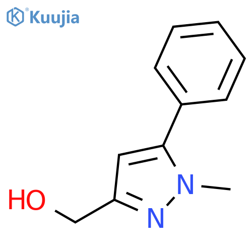 (1-Methyl-5-phenyl-1H-pyrazol-3-yl)methanol structure