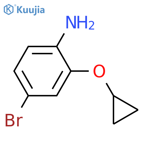 4-bromo-2-cyclopropoxyaniline structure