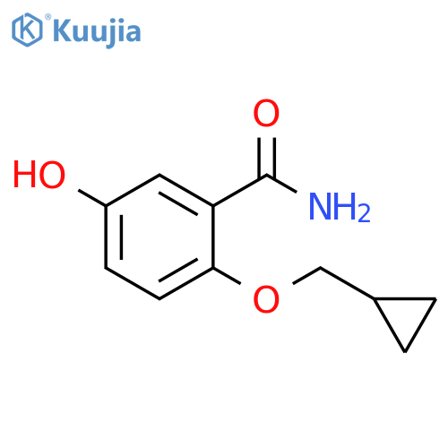 2-Cyclopropylmethoxy-5-hydroxybenzamide structure