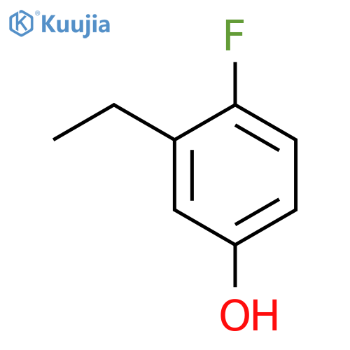 3-ethyl-4-fluorophenol structure