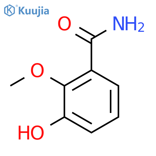 3-Hydroxy-2-methoxybenzamide structure