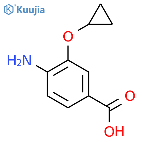 4-Amino-3-cyclopropoxybenzoic acid structure