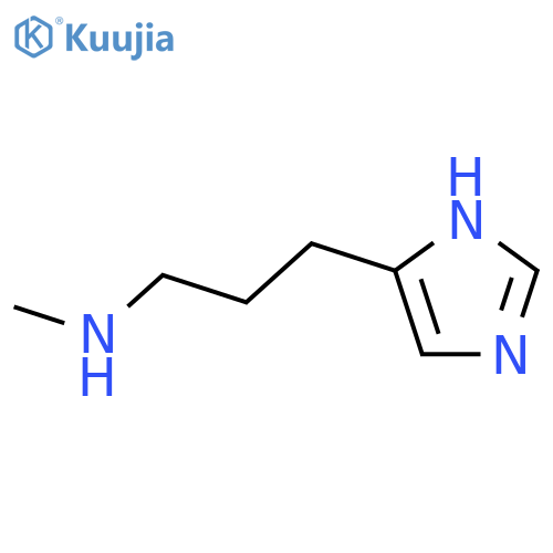 1H-Imidazole-4-propanamine, N-methyl- structure