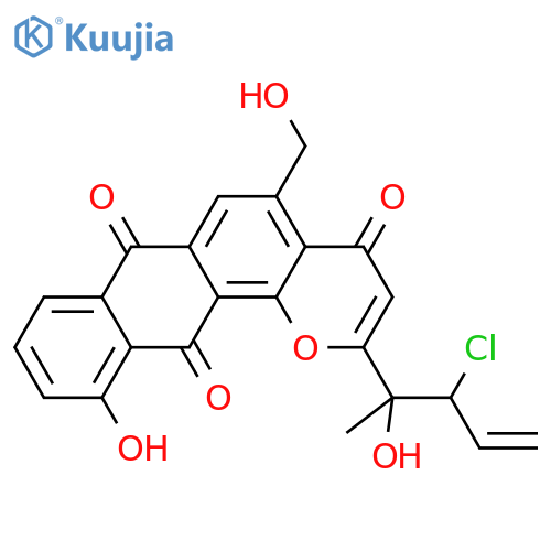 Saliniquinone A; 14,16-Deepoxy, 16ξ-chloro, 14S-hydroxy structure