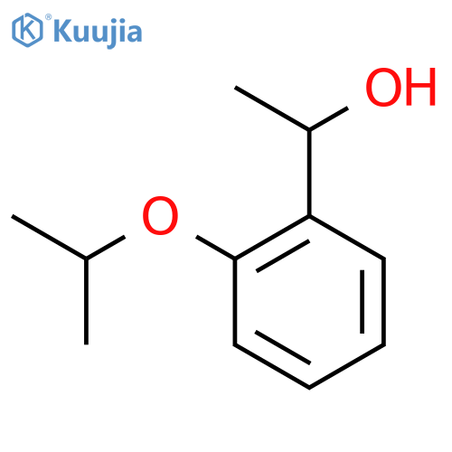 1-(2-propan-2-yloxyphenyl)ethanol structure