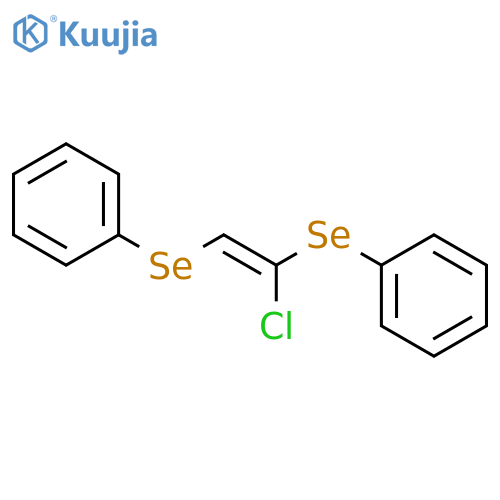 Benzene, 1,1'-[(1-chloro-1,2-ethenediyl)bis(seleno)]bis- structure