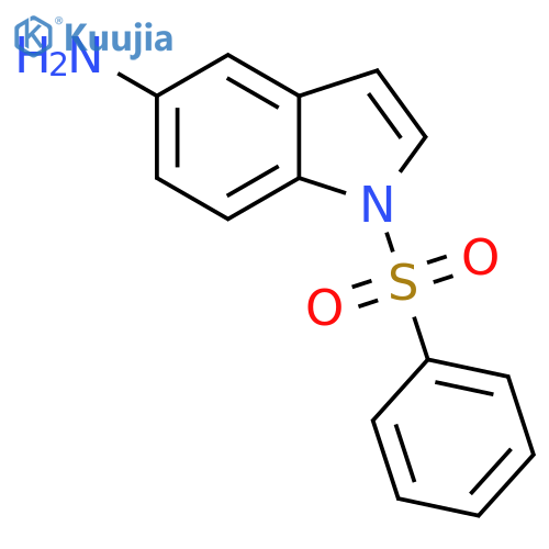 1-(phenylsulfonyl)-1H-indol-5-amine structure