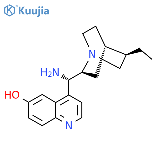 (8alpha,9S)-9-aMino-10,11-dihydro-Cinchonan-6/'-ol structure