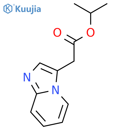 Imidazo[1,2-a]pyridine-3-acetic acid 1-methylethyl ester structure