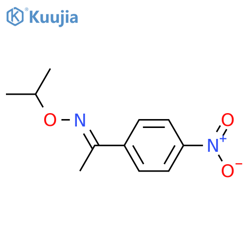 Ethanone, 1-(4-nitrophenyl)-, O-(1-methylethyl)oxime, (1E)- structure