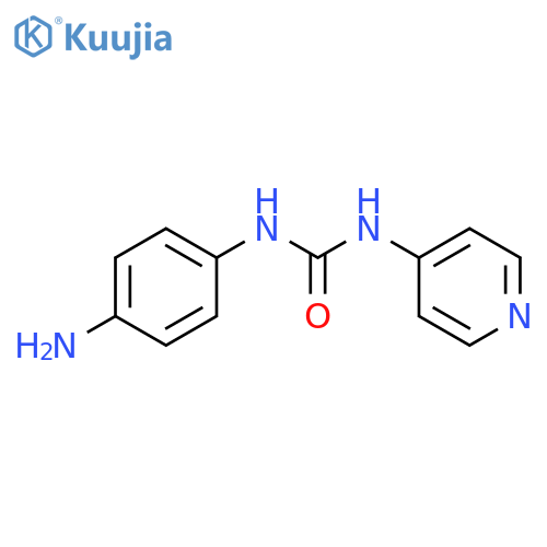 Urea, N-(4-aminophenyl)-N'-4-pyridinyl- structure