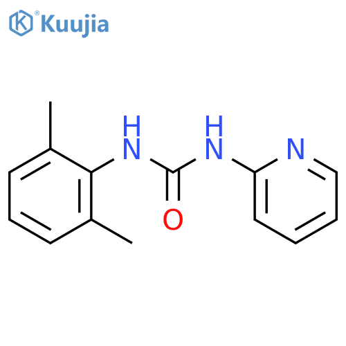 Urea, N-(2,6-dimethylphenyl)-N'-2-pyridinyl- structure