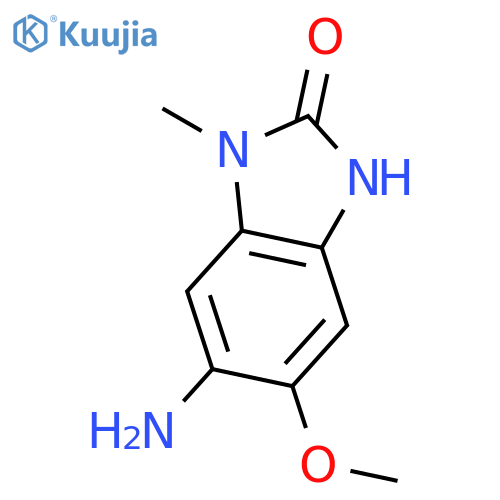2H-Benzimidazol-2-one,6-amino-1,3-dihydro-5-methoxy-1-methyl- structure