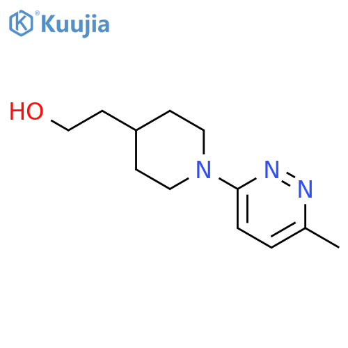 2-[1-(6-methylpyridazin-3-yl)piperidin-4-yl]ethan-1-ol structure