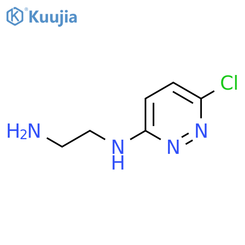 N1-(6-chloropyridazin-3-yl)ethane-1,2-diamine structure