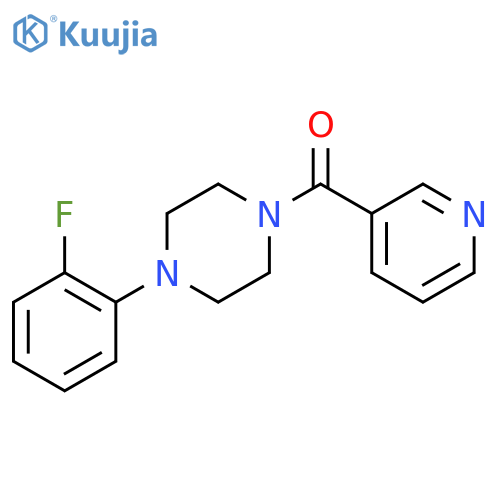 Methanone,[4-(2-fluorophenyl)-1-piperazinyl]-3-pyridinyl- structure