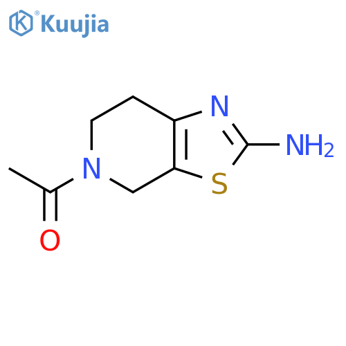 1-{2-amino-4H,5H,6H,7H-[1,3]thiazolo[5,4-c]pyridin-5-yl}ethan-1-one structure