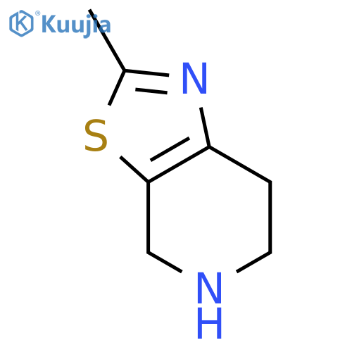 2-methyl-4H,5H,6H,7H-[1,3]thiazolo[5,4-c]pyridine structure