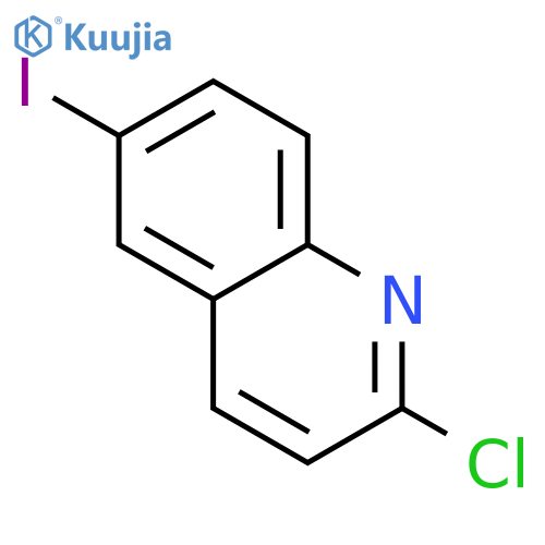 2-chloro-6-iodo-quinoline structure
