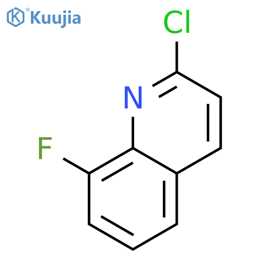 2-chloro-8-fluoro-quinoline structure