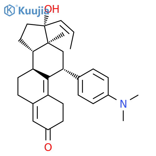 Aglepristone structure