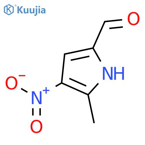 5-methyl-4-nitro-1H-Pyrrole-2-carboxaldehyde structure