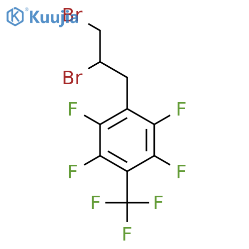 4-(2,3-Dibromopropyl)-2,3,5,6-tetrafluorobenzotrifluoride structure