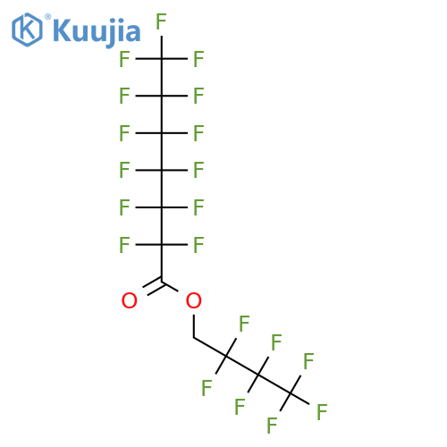 2,2,3,3,4,4,4-Heptafluorobutyl perfluoroheptanoate structure
