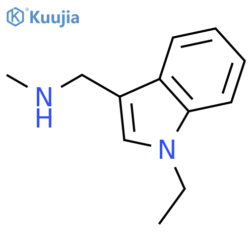 1H-Indole-3-methanamine, 1-ethyl-N-methyl- structure