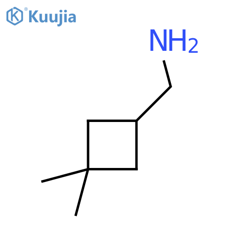 (3,3-Dimethylcyclobutyl)methanamine structure