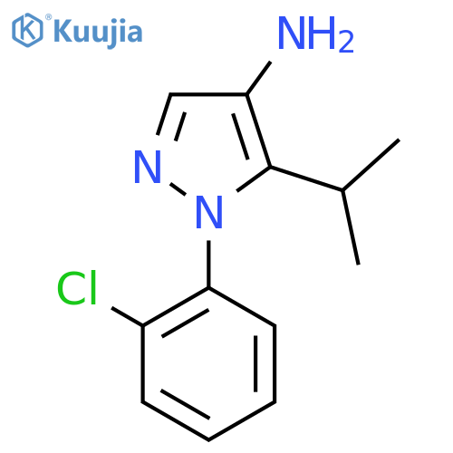 1-(2-Chlorophenyl)-5-(propan-2-yl)-1H-pyrazol-4-amine structure