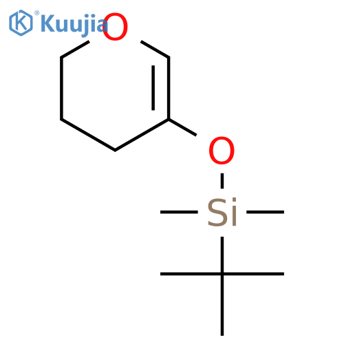 2H-Pyran, 5-[[(1,1-dimethylethyl)dimethylsilyl]oxy]-3,4-dihydro- structure