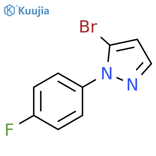 5-bromo-1-(4-fluorophenyl)-1H-pyrazole structure
